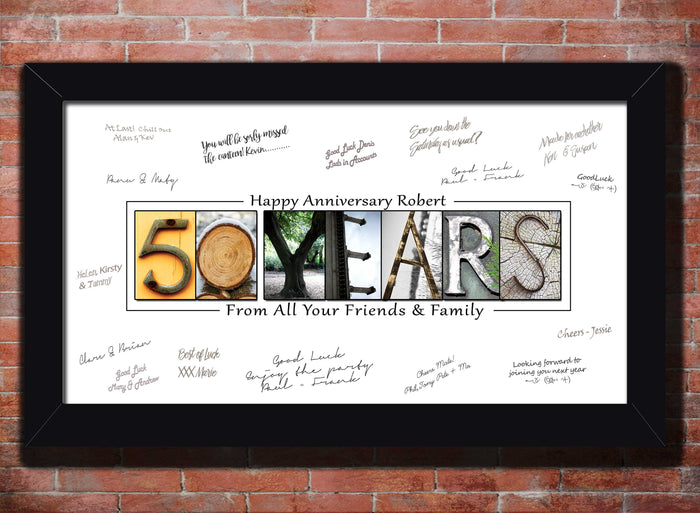 50th birthday gift for him her