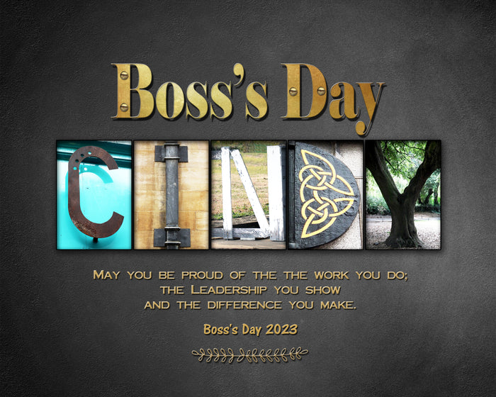 Weekend For Boss Boss Day Gift Ideas Unique Office Gifts Team Gift Custom Print – Letter ...