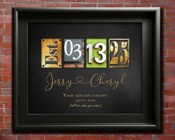 1st year anniversary gifts for couple