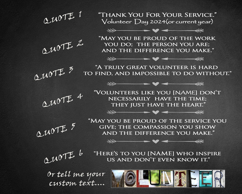 Volunteering appreciation