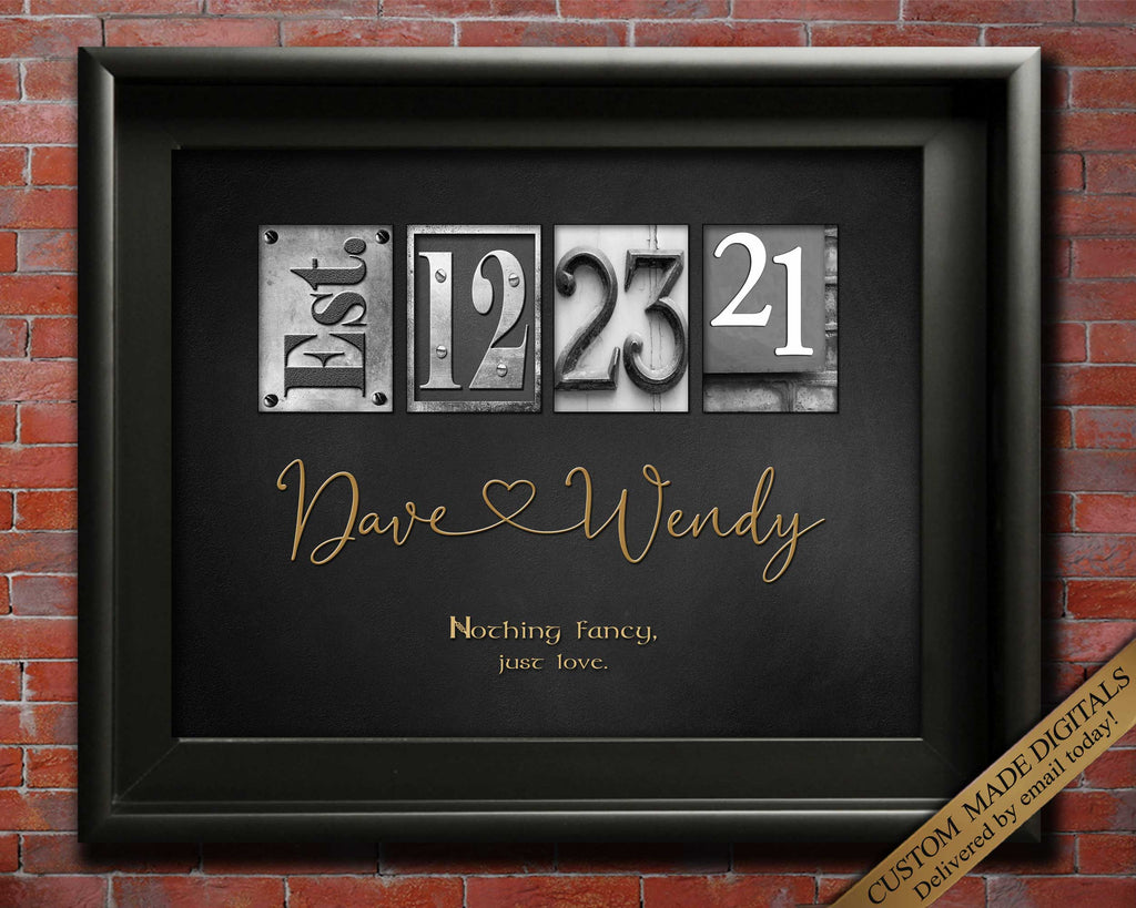 4th Anniversary gift for Husband and wife
