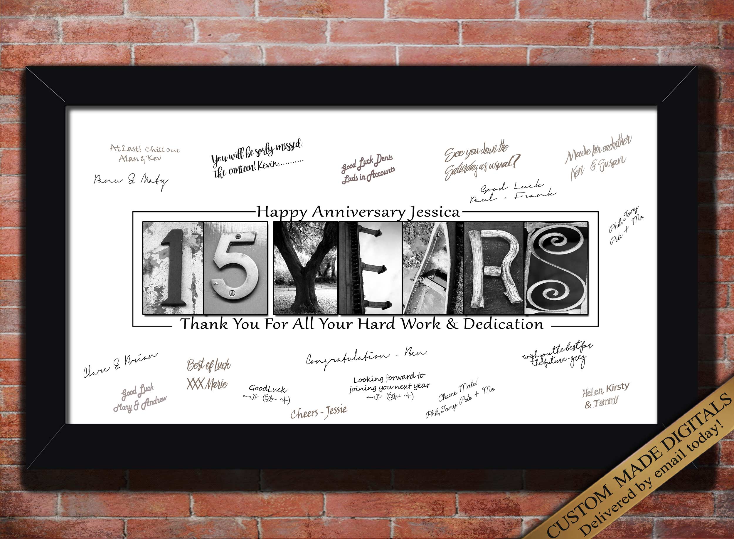 Buy 5 Year Work Anniversary Gift, Employee Anniversary Present, Any Year of  Service, Retirement Gift, Employee End of Year Gift, Work Plaque Online in  India - Etsy