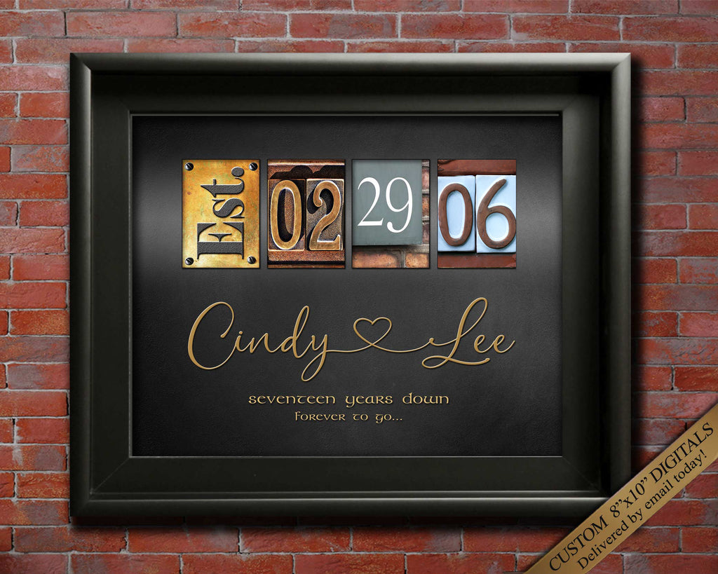17th Anniversary Gift for Him