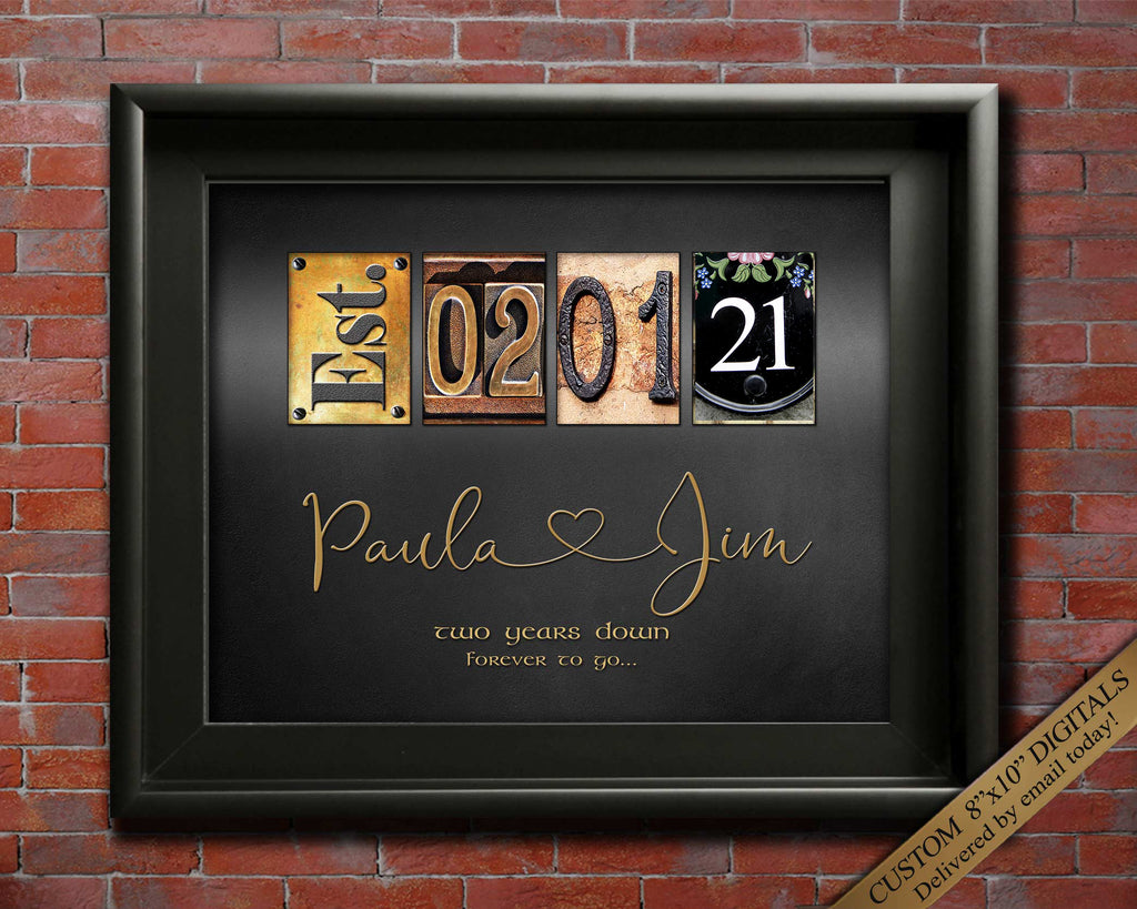 2nd Anniversary Gift for Husband