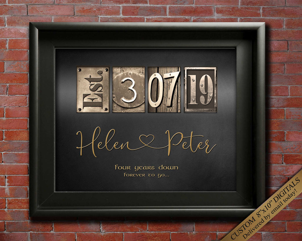 4th Anniversary gift for him