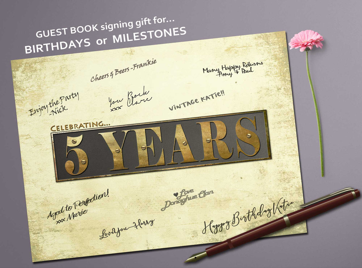 Celebrate 5 Years Gift Ideas For 5th Birthday, 5th Anniversary, 5 Year ...