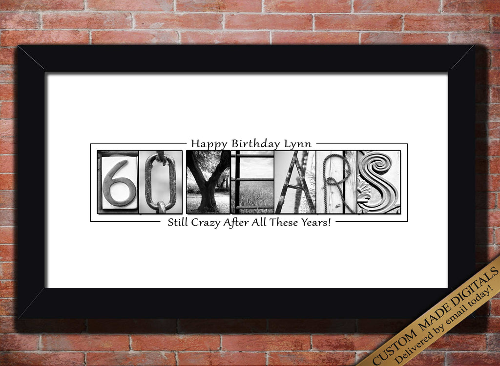 60th Birthday Guest Book Printable