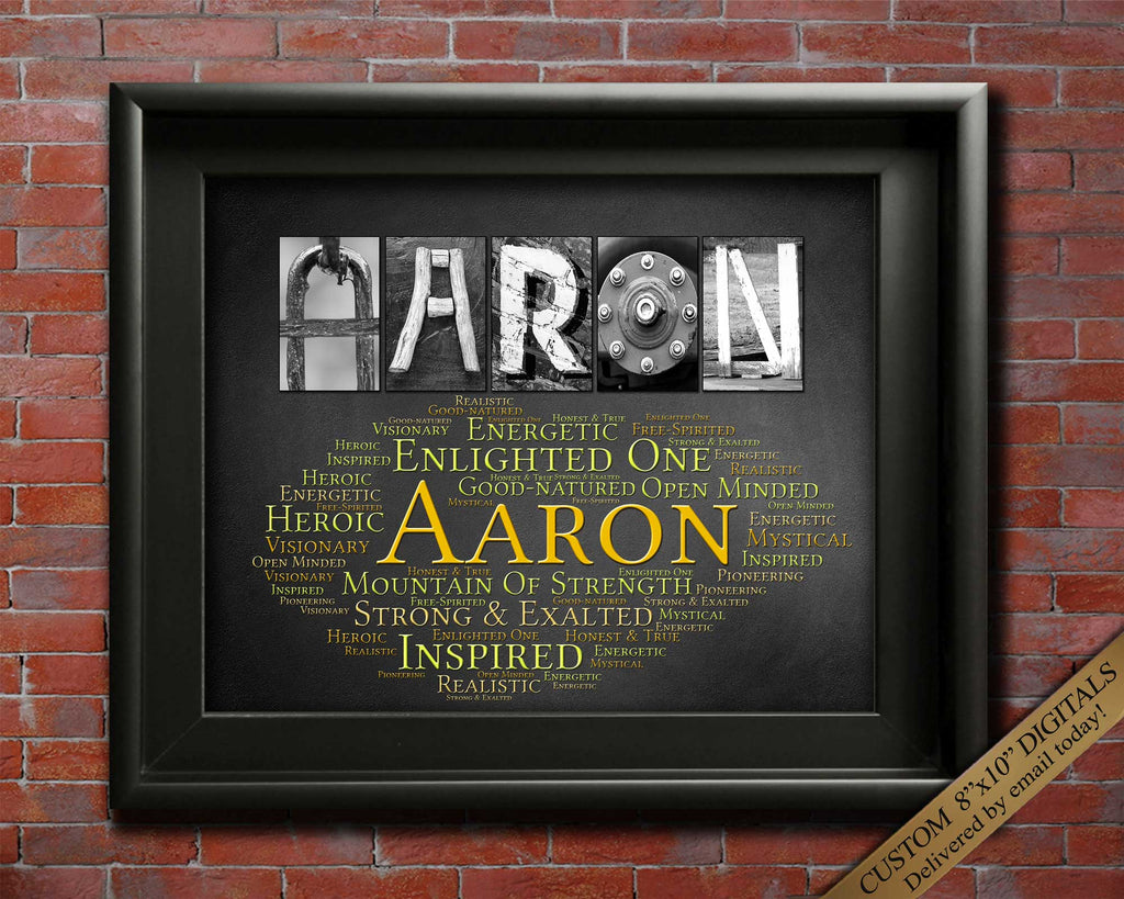 Aaron Name Meaning Printable Art