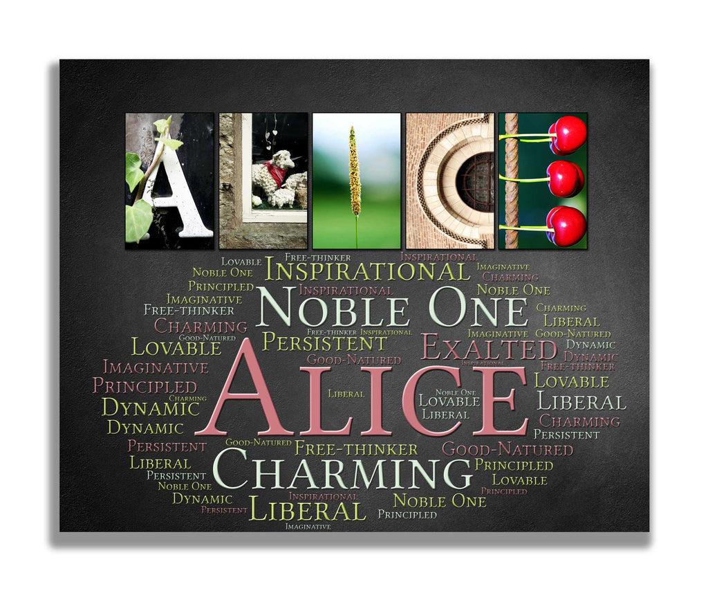 Alice First Name Origin Gift Printable