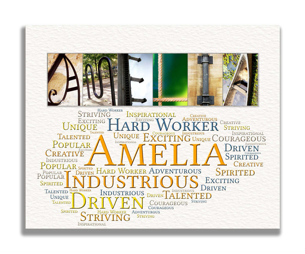 Amelia Name Meaning Gift Printable