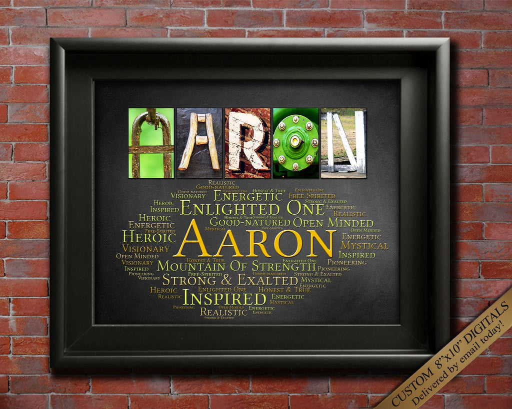 Aaron Name Origin Printable Artwork