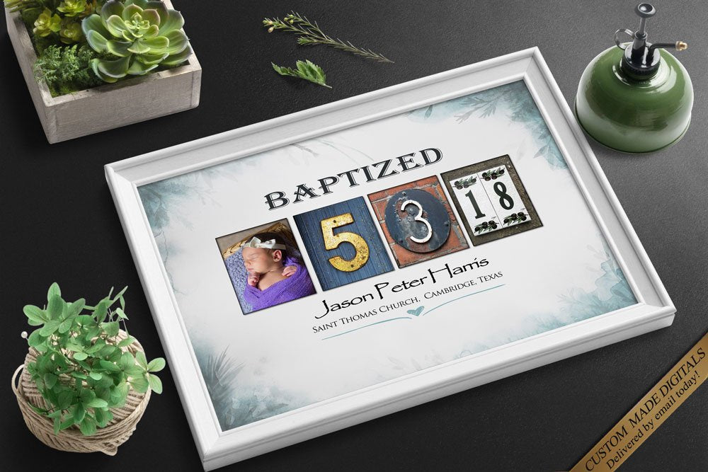 Baby Baptism Personalized Gift