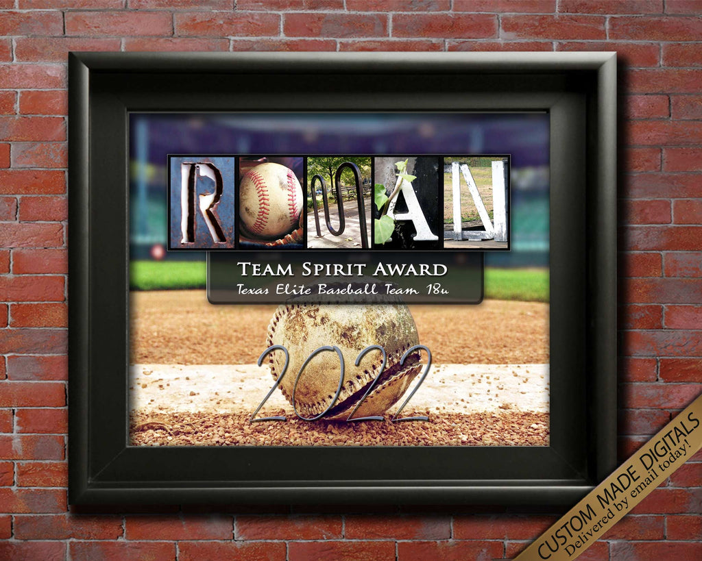 Baseball Player Awards Team Spirit End Of Season