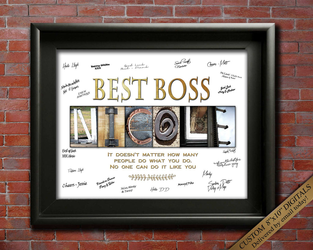 Boss Lady Gift Printable Alphabet photography