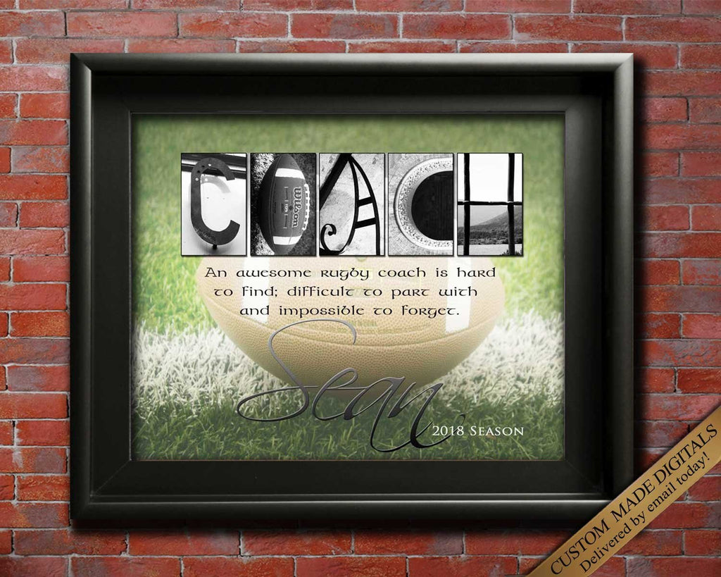 Great gift for rugby coach