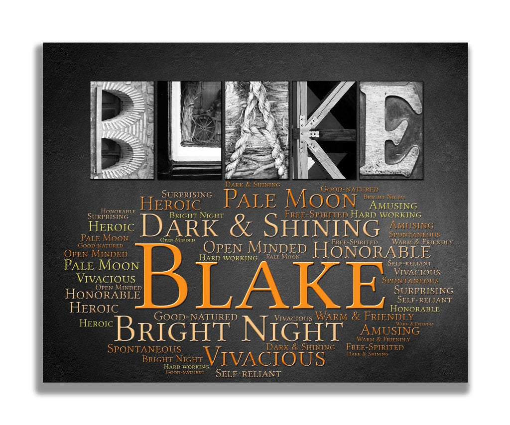 Blake Name Meaning Printable Unique Art