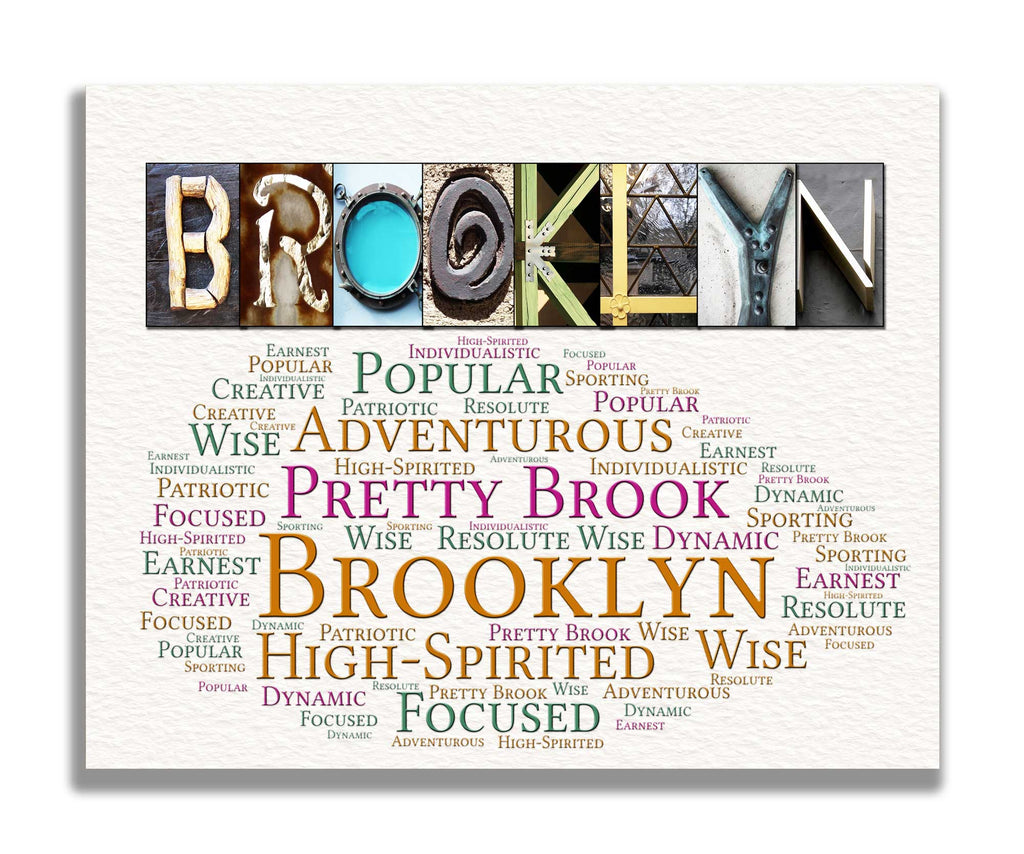 Brooklyn Name Meaning Gift Idea  for Birthday Christmas New Baby