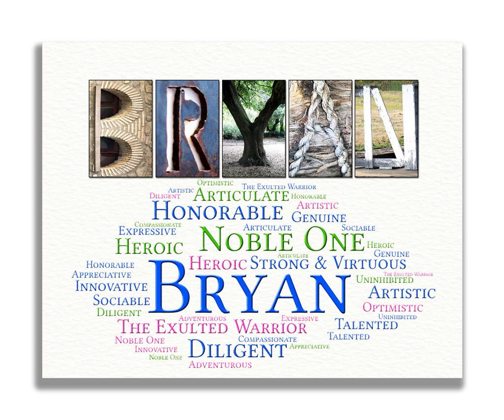 Bryan Name Meaning Gift Idea for Birthday Christmas New Baby
