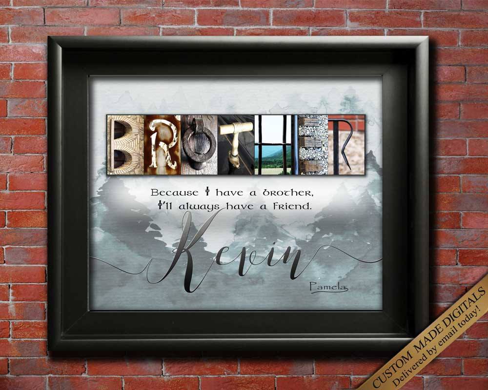 Custom Brother Gift from brother printable
