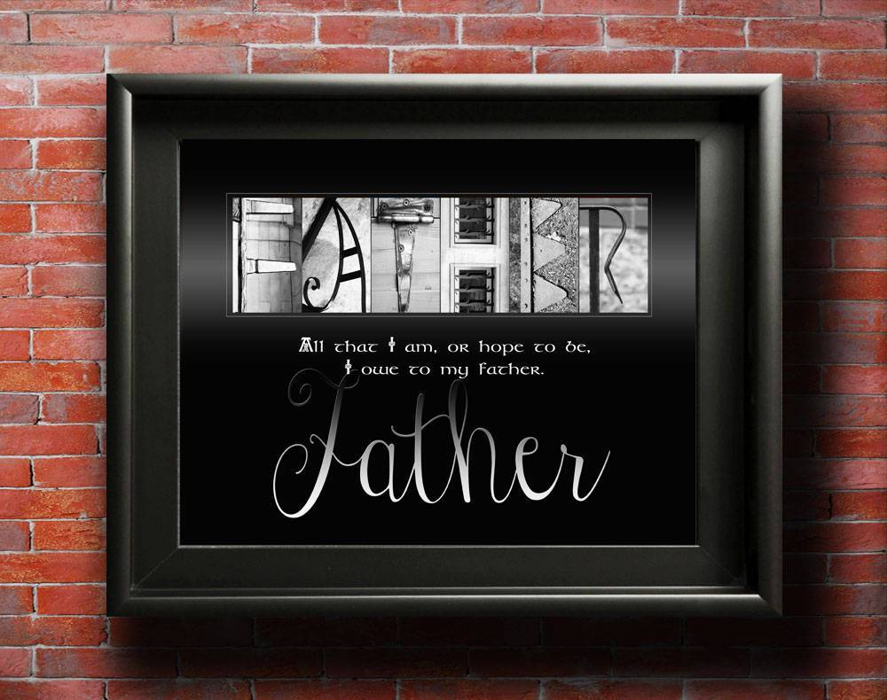 Custom Father Quote Gift for Christmas