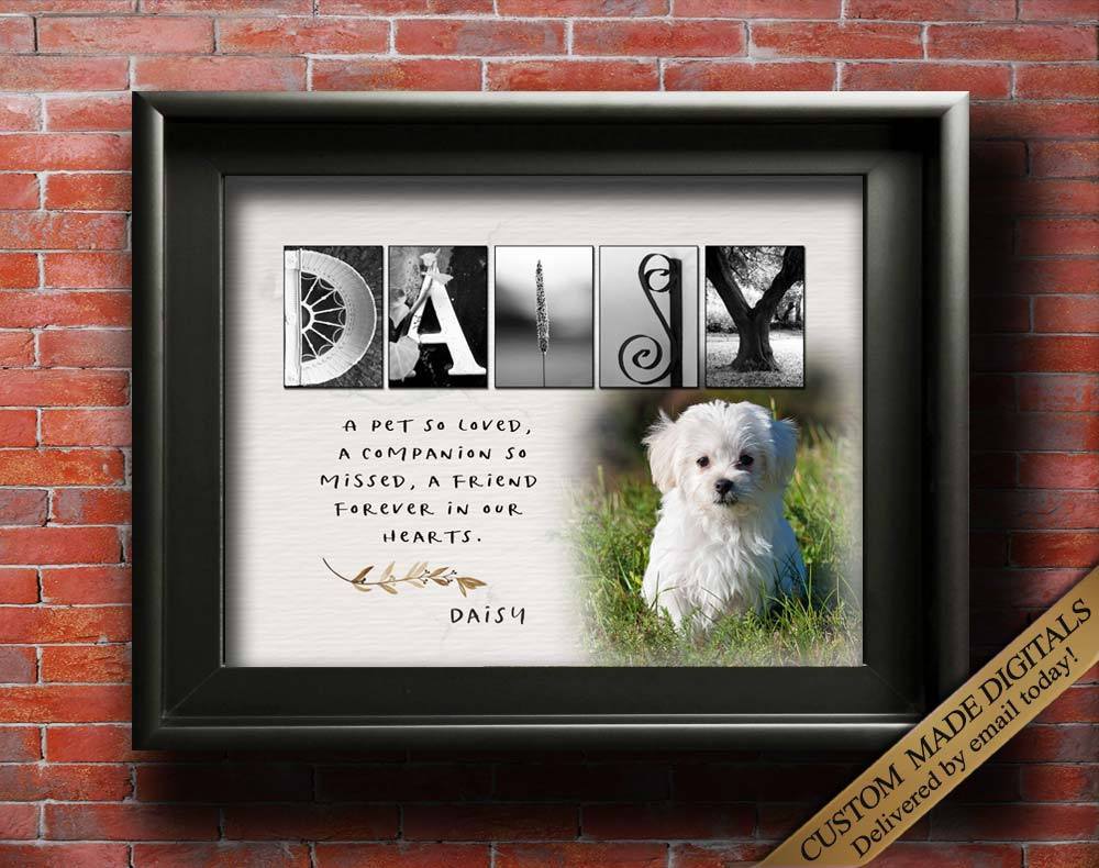 Customized Dog Gift wall art printable