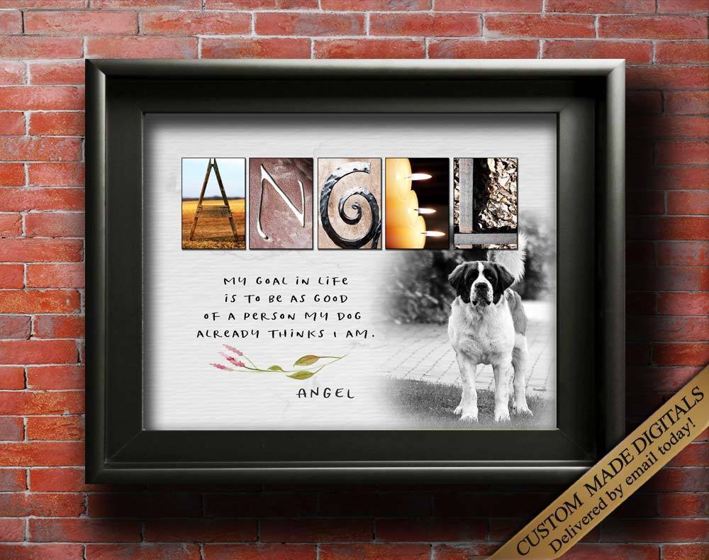 Dog photography and quote gift