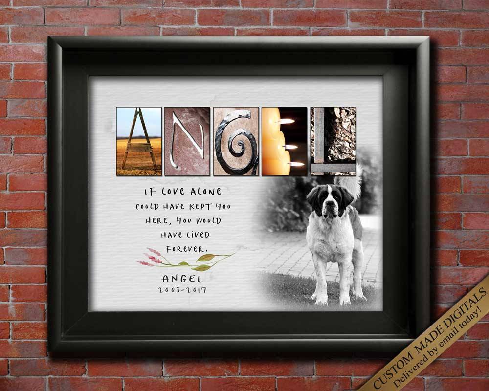Gift for Dog Memorial personalized