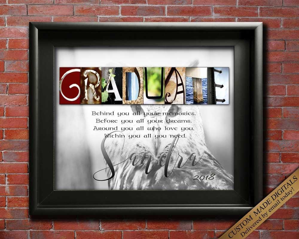 Gift for Graduation customized print quotes