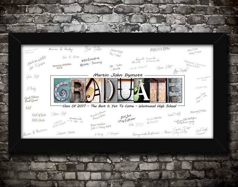 Graduate guest book grad party gift