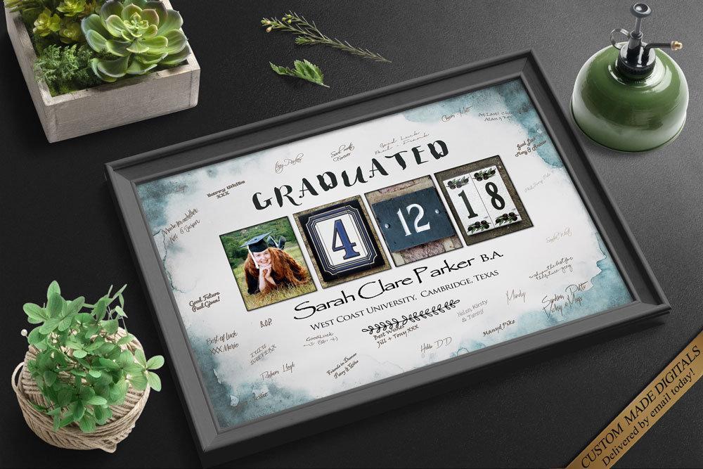 Graduation Wall Decor Photo Gift for her