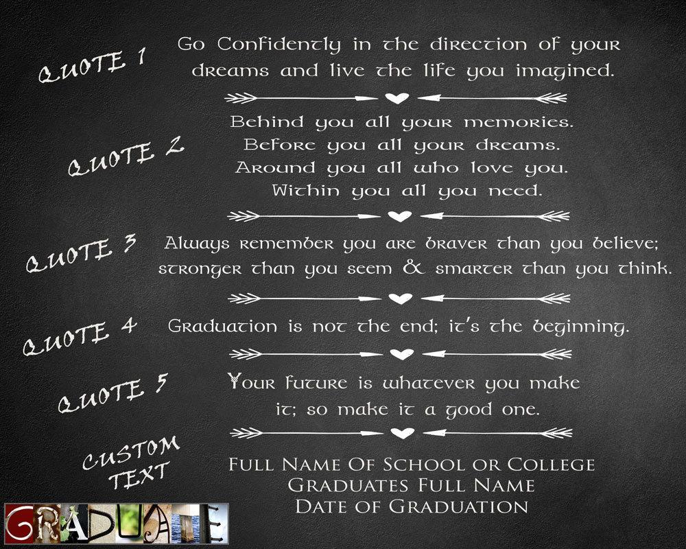 Gift for Graduation College Graduation, Inspiring Graduation Quotes, G ...