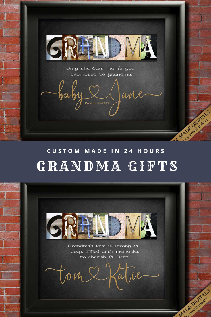 Grandma Gifts Grandma Picture Frame Christmas Gift For Grandma from