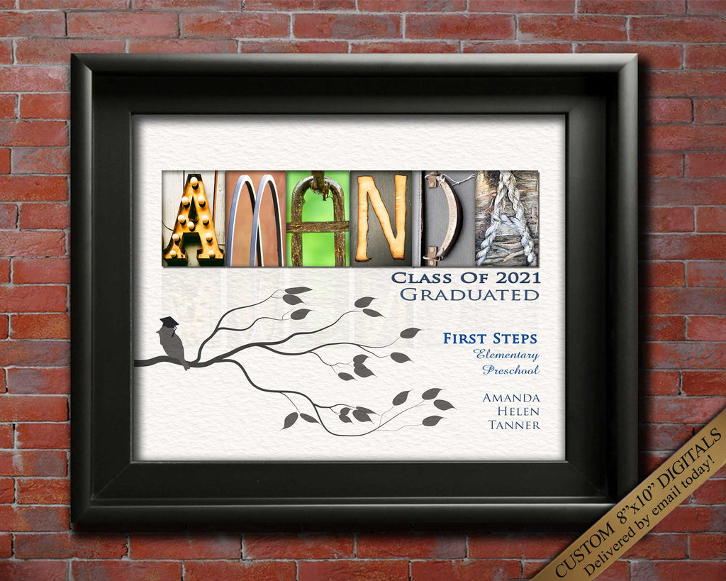 Personalized Graduation Gift Printable for girl