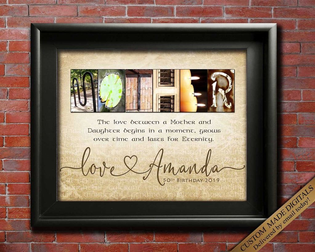 Love between mother and daughter quote gift