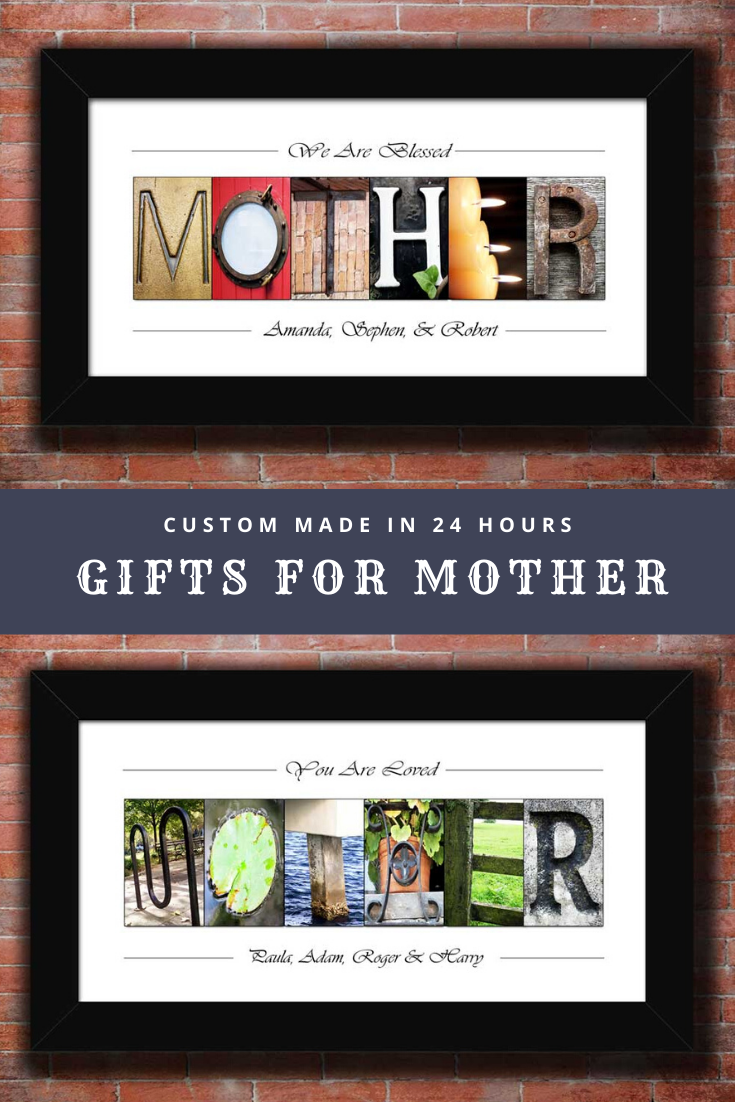 Personalized Gift For Mom, Gift For Mum, Gift For Mother's Day, Mother –  Letter Art Gifts