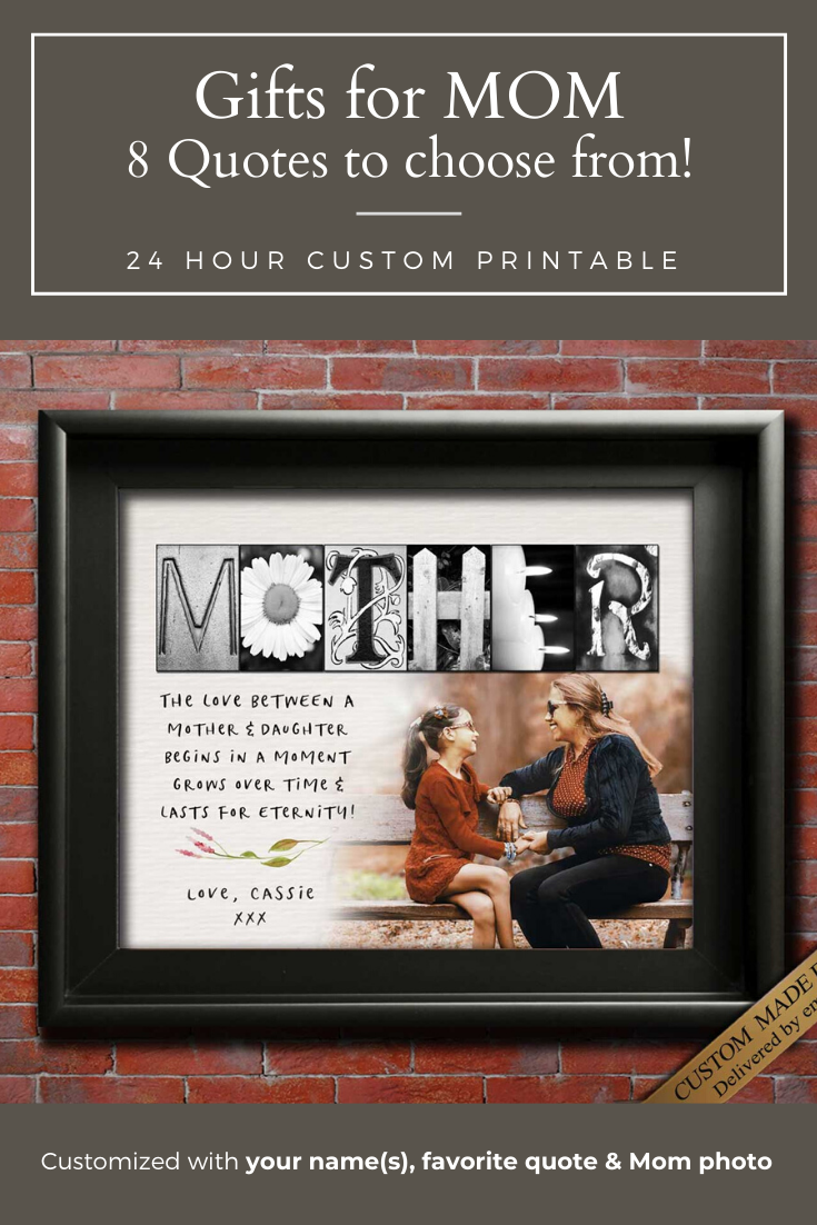 Personalised Mother and Daughter Print, Birthday Gift for Mum, Custom  Family, Personalized Gifts for Mom From Daughter, DIGITAL (Instant  Download) 