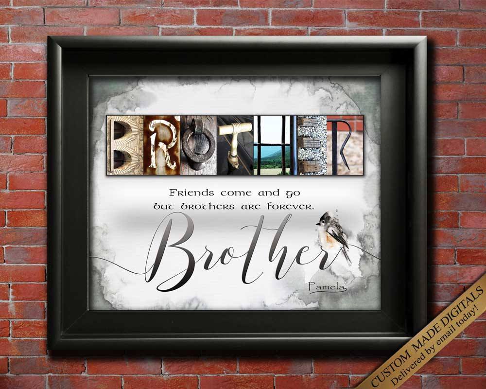 Personalized Brother Gift for Birthday