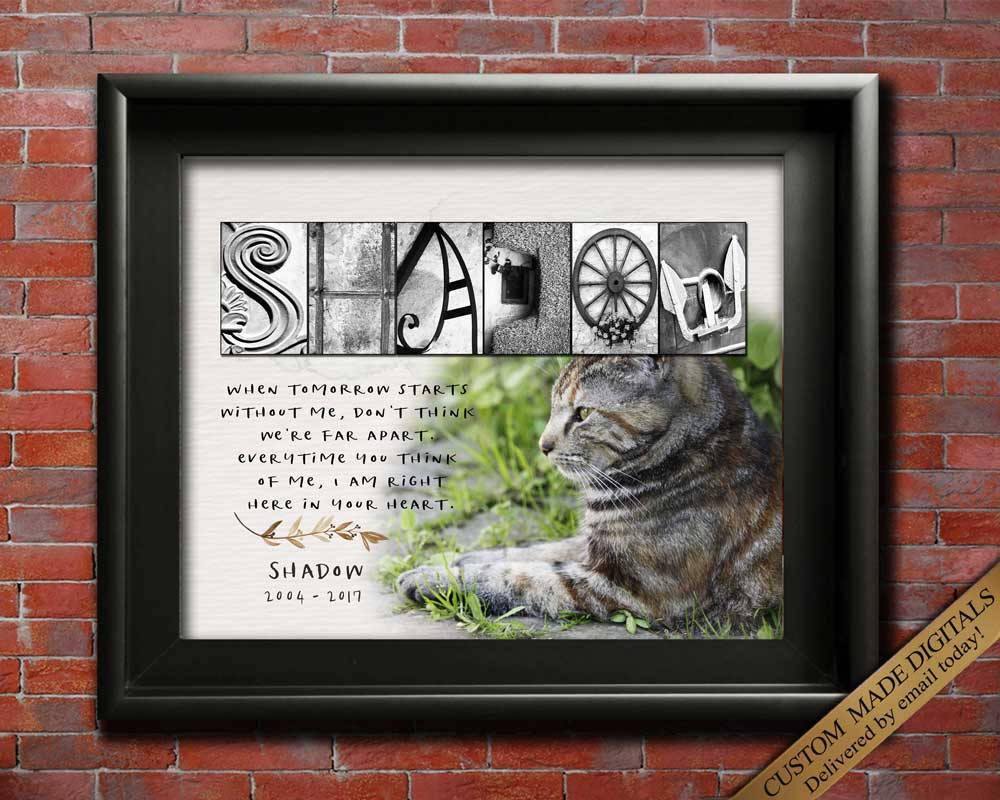 Personalized Gift for Cat Loss Printable