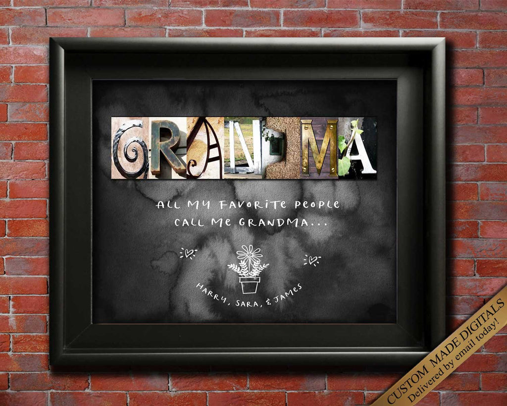 Personalized Gift for Grandma quote