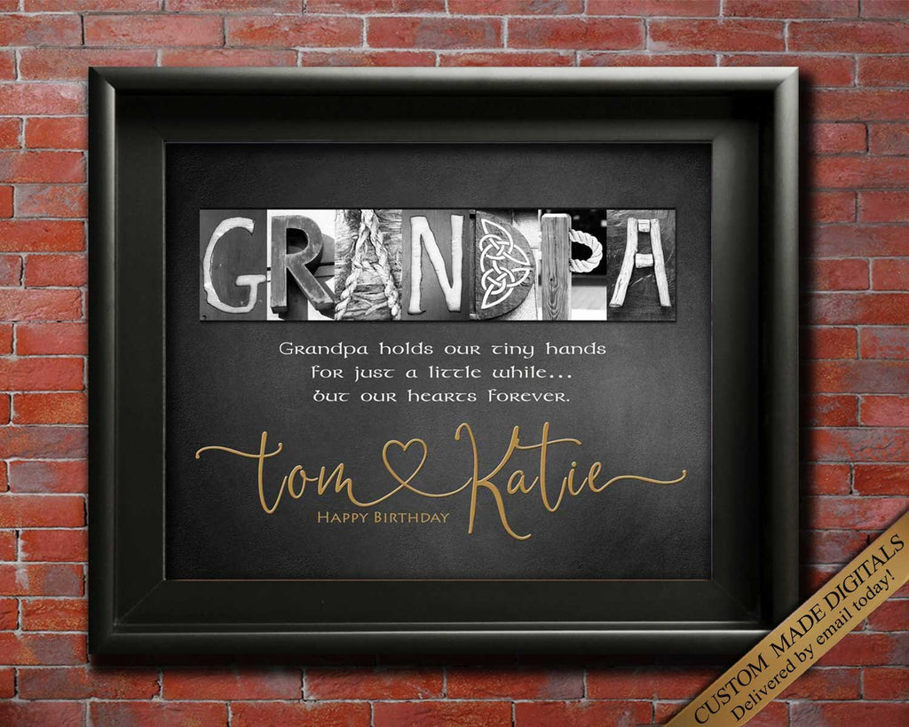 Personalized Grandpa gift ideas from grandkids