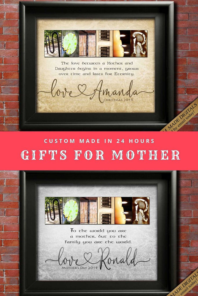Personalized Mother gifts for Christmas Birthday Printable