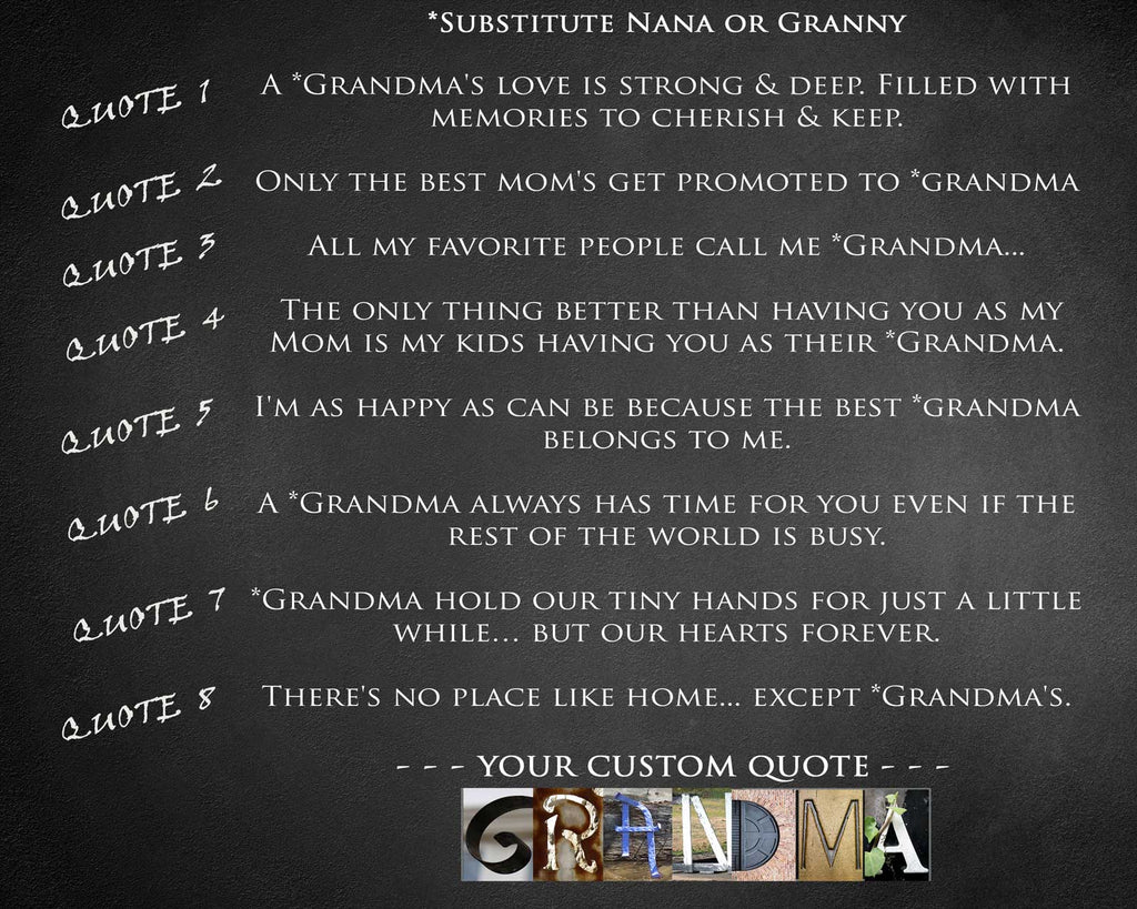 Quote Gift for Nana Grandma