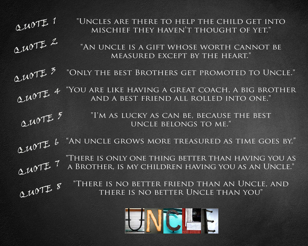 Uncle quotes gifts to choose