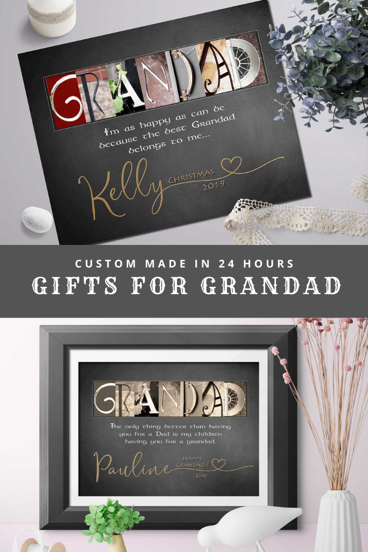 Grandad Gifts PRINTABLE Grandad Fathers Day Grandfather Gift