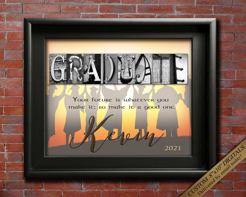 Wall Art Graduate Gifts Personalized quotes