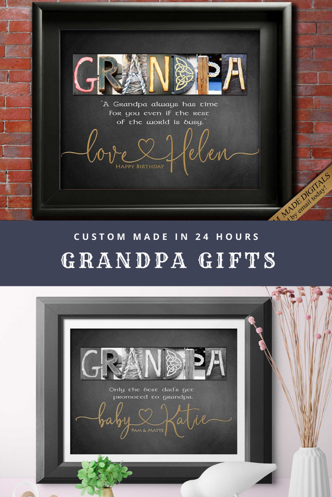 Wall Art Grandpa Gift Printable