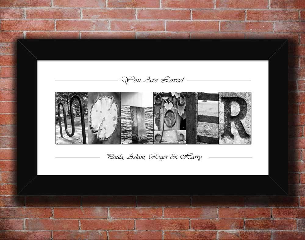 Wall Art Mom Gifts personalized for Christmas