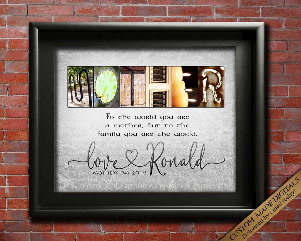 Wall Art Mother quote gift