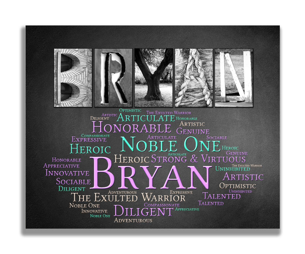 Bryan Name Meaning Gift Idea for Birthday Christmas Graduation