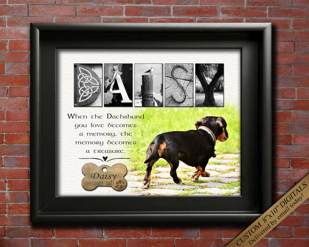 dachshund dog loss gift